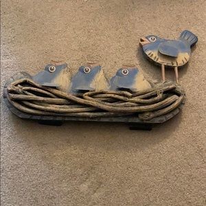 Blue birds and babies in nest 2/$30